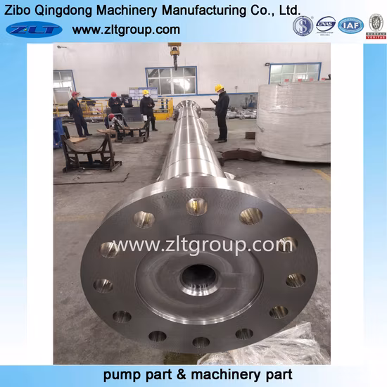 Eje de mecanizado CNC de acero inoxidable ODM y OEM para bombas y equipos de minería